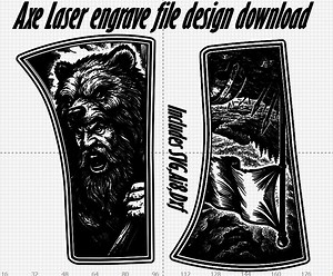 Viking Axe Laser Engraving Design (digital Download) - Etsy