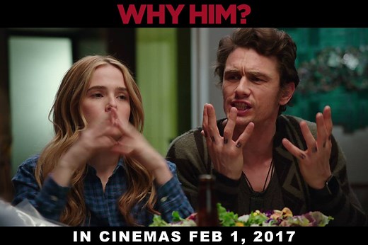 Laugh out loud with James Franco, Bryan Cranston, and Zoey Deutch in #WhyHim - opens at #SMCinema this February 1. | SM Cinema