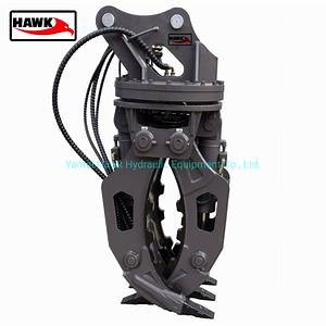 [Hot Item] Excavator Hydraulic Rotating Wooden Stone Log Grapple