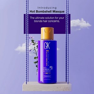 ✨ Transform your blonde hair with the new Hot Bombshell Masque featuring Juvexin V2! 🌈 This upgraded formula, infused with quinoa and pea protein, repairs and strengthens from the inside out, leaving your hair irresistibly smooth and healthy. Bid farewell to dryness, damage, and brassy tones caused by styling and coloring. Deeply hydrate, nourish, and revitalize your locks today with Hot Bombshell Masque – because your best blonde awaits! 💆‍♀️💆‍♂️ #GKHair #Juvexin #Globalkeratin #GKHairproduc