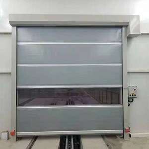 [Hot Item] Cold Room PVC Fabric High Speed Fast Rapid Roller Shutter Door for Freezer or Refrigeration