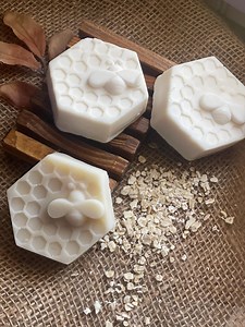 Handmade Oatmeal Honey Soap Bar: Natural Sensitive Skin Soap (2.5 Oz) - Etsy