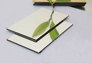 [Hot Item] 3*0.3mm Gold Silver Mirror Finished Wall Cladding PVDF Aluminum Composite Panels Outdoor Newcobond ACP Acm Wall Cladding