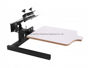 [Hot Item] Manual 1 Color 1 Station T-Shirt Screen Printing Machine