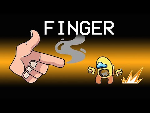 EVIL FINGER Imposter Role in Among Us...