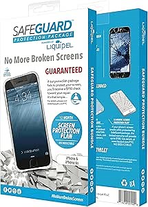 Liquipel Safeguard All Inclusive Protection Bundle with $150 Protection Guarantee (iPhone 6+/6s+)