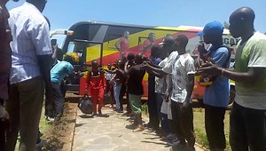 The is how Gulu welcomed the Uganda Hippos. #CECAFAU20 #WeWantItHome | Federation of Uganda Football Associations (FUFA)