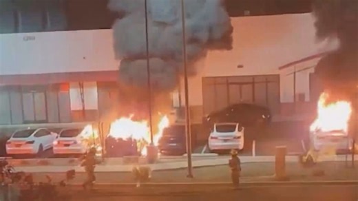 Man admits to firebombing Teslas at Las Vegas collision center