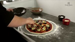 Emile Henry Flame Top Pizza Stone, 14", Granite