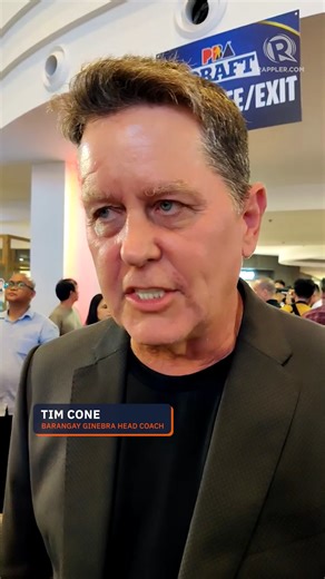 69K views · 1.3K reactions | Barangay Ginebra head coach Tim Cone picks RJ Abarrientos over three decades since he and Alaska drafted PBA legend Johnny Abarrientos in 1993 Full story: https://www.rappler.com/sports/pba/tim-cone-barangay-ginebra-pick-rj-abarrientos-elite-like-uncle-johnny-2024-draft/ | Rappler | Facebook
