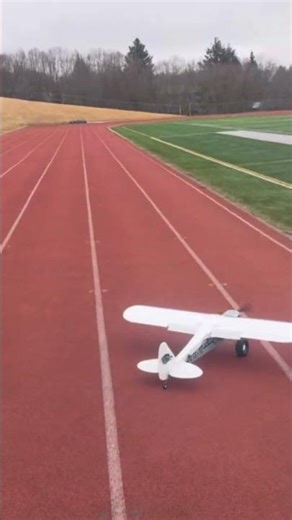Close call 😬 #aviation #rcplane pa-18 1300mm