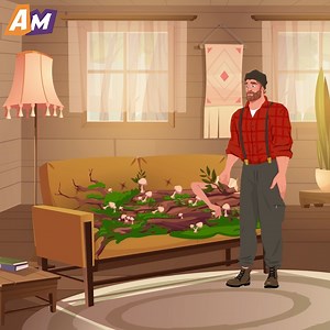 Lumberjack found a strange log-woman | AniMatters Hindi