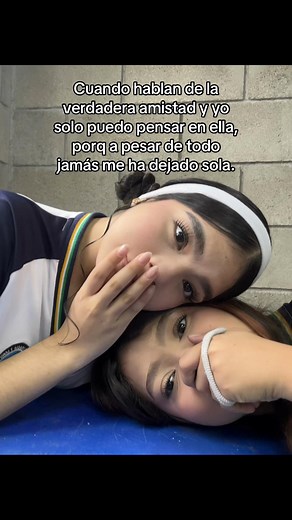 Cuando hablan de la verdadera amistad y pienso en ella