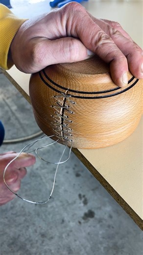 Sewing a Wooden Vase?! | Science, Tech and Universe