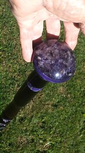 9.1K views · 143 reactions | Amethyst ebony and mahogany stained maple wood walking stick https://mattyspagancreations.etsy.com #walkingstick #amethyst | Matty’s Creations | Facebook