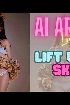 [AI ART] LOOKBOOK | AI-Generated | lift up skirt |