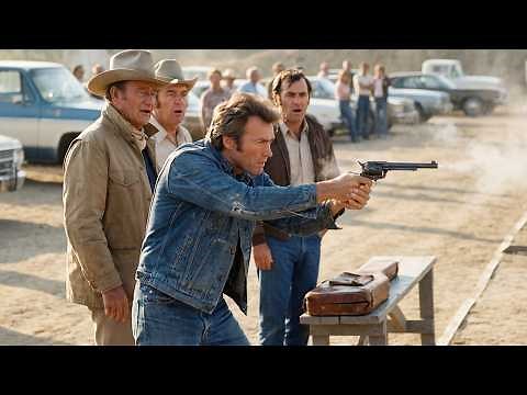 John Wayne Challenged Clint Eastwood To a SHOOT OFF - What Happened Next Shocked EVERYONE