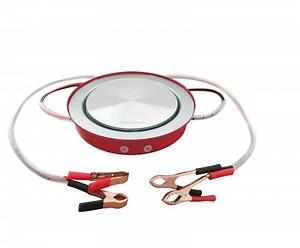 [Hot Item] 450W 12V/24V Cooker Solar Power DC Stove Induction Cooker Battery Solar Panel Carry Cooker