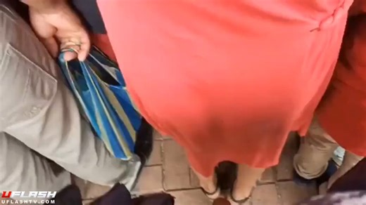 Candid butt poking in public compilation