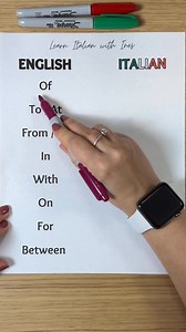Italian Prepositions 🇮🇹📚 | Learn Italian with Ines