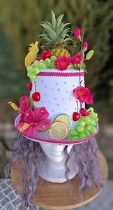 Brazil Carnival Hat, Top Hat, Festival Hat, Burlesque, Drag Queen, Theme Party, Cosplay Hat, Rhinestone-studded Hat, Top Hat, Tropical - Etsy
