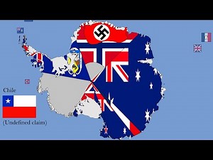The History of Antarctica with Flags: Every Year