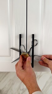 357K views · 444 reactions | Easy Scissors Door Lock Trick That Actually Works | Genius Craft | Facebook