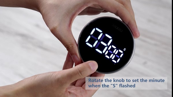 Kitchen Timer for Cooking, INKBIRD Digital Magnetic Rechargeable Timer, 3-Levels Alarm Productivity Timer for Classroom Office, Large LED Countdown Smart Timer IDT-01 for Kids, Adult, Kitchen, Teacher