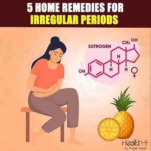 7K views · 47 reactions | 5 Home Remedies for Irregular Periods | Health+ | Facebook