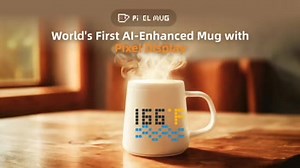PixelMug P1: AI-Enhanced Mug with Pixel Display (Full video, click the link below.) https://www.kickstarter.com/projects/pixelmug-p1/pixelmug-p1-ai-enhanced-smart-mug-with-interactive-screen?ref=discovery_newest&total_hits=52953&category_id=337 DIY Pixel Art | AI-Powered Creation | Interactive Fun | Coffee Temp. | Display in Porcelain | Smart Reminders | WiFi | Message Sharing | Creative New Idea Gizmos