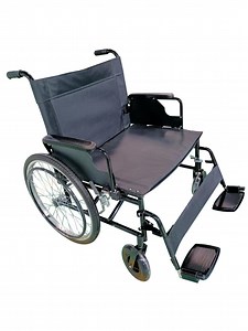 [Hot Item] 71cm Wide Folding Bariatric Wheelchairs for Elderly Disabled Mobility Aid Wheel Chair