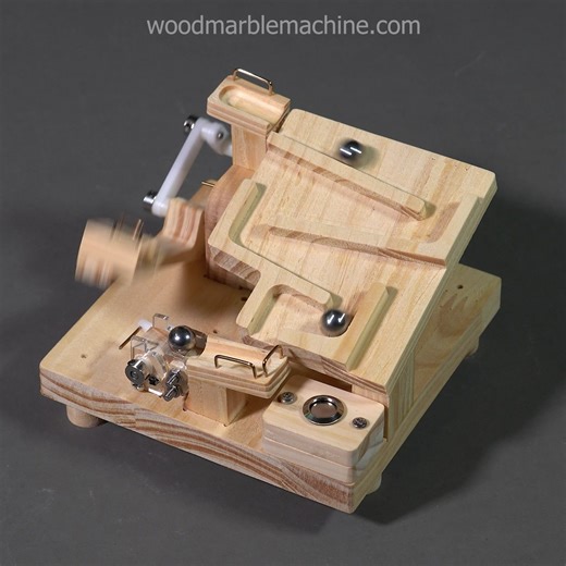 Small size, big satisfaction 👀⚙️ Mini Marble Machine No.1 brings hypnotic mechanical motion to your desk: watch marbles lift, roll, and loop—again and again. Precision-built, silky-smooth, perfect for stress relief and a standout desk piece. Limited stock! ✅ Fine wooden craftsmanship ✅ Mesmerizing, smooth motion ✅ A unique gift for mechanics & DIY lovers Shop at https://woodmarblemachine.com | Wood Marble machine