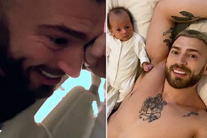 Jake Quickenden in tears as girlfriend Sophie gives birth to baby Leo