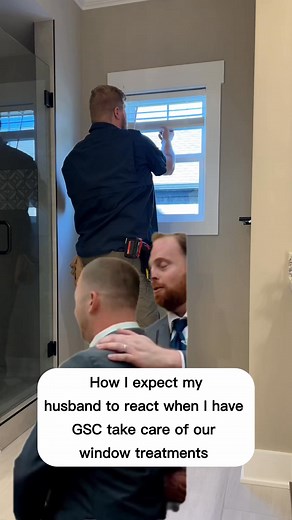 PSA for husbands: If ‘install window treatments’ is still on your Honey-Do list… take a deep breath. Guyer Shutter Company handles all the measuring, installing, and matching-the-decor decisions your wife already made in her head. You’re off the hook. 🙌 | Guyer Shutter Co.