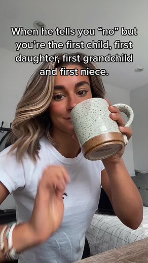 Sorry babe… theres alot of firsts going on in my life 🤪 #first #oldestchild #oldestsibling