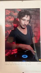 Paris 2011,Showcase club, moustache and all! Thanks to @novisiblesun for the present. . . . . #Cadenzashowcase @cadenza_music @showcaseclub | Cesar Merveille