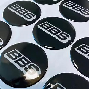 [Hot Item] Custom Logo Printing Round Clear Crystal Dome Epoxy Resin Label Sticker