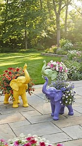 Concrete Toy Planter: Plush Elephant DIY Garden Decor