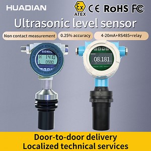 [Hot Item] Ultrasonic Level Sensor Transmitter IoT Non Contact Water Height Sensor Oil Level Gauge External Water Tank Level Indicator Industrial Water Level Indicator