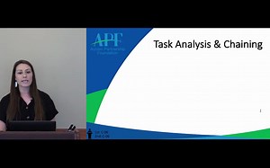 【搬运】Module 10D: Task Analysis and Chaining