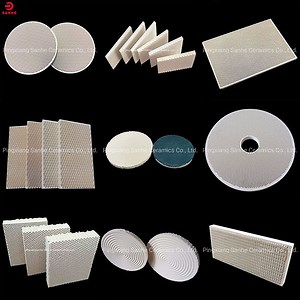 [Hot Item] BBQ Industrial Infrared Gas Burners Use Cordierite Honeycomb Ceramic Plate