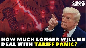 3.1K views · 33 reactions | TRADE UPDATE! Is Trump Pausing Tariffs?! Get energy and focus without the jitters. Visit https://MUDWTR.com to get your starter kit. Use code CHICKS for up to 43% off, FREE shipping, and a FREE rechargeable frother! | Chicks On The Right | Facebook
