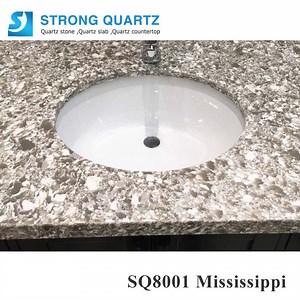 [Hot Item] Foshan Quartz Stone Factory Display Countertops/Checkout Counter/Restaurant Table/Lab Countertops/Front Desk/Reception Desk Customized