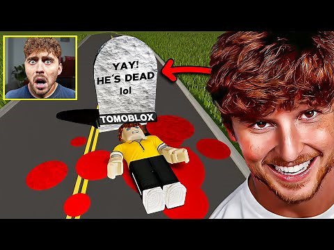 Trolling LITTLE BRO with a HATER ACCOUNT in Roblox..