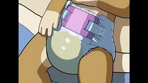 FURRY PEES AND MASTURBATES IN HIS DIAPER Cartoon Fetish, ostaddico