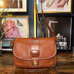 👜 Vintage Coach Stewardess Crossbody Bag — Style 458 (1992, Made in USA)