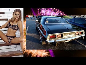 Voluptuous Women & a Hot 1974 Dodge Challenger