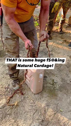 Survival students at the Pathfinder School Natural Cordage Strength Test! That is some huge natural cordage picking up a 40lbs water can! #rope #lift #survive #watercan #jerrycan #weights #trainingday #up #test #skill #instructor #ınstructorlife #student #rangersurvivalfieldcraft | Ranger Survival & Field Craft