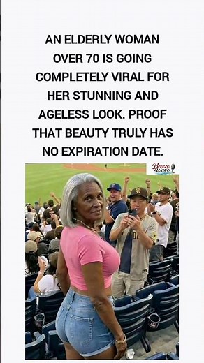 Over 70 & Taking the Internet by Storm Ageless Beauty ❤️#short