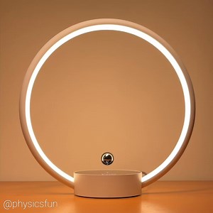 Levitation Lamp: https://www.physicsfunshop.com/search?keywords=levitation lamp Tapping the floating spherical magnet turns this LED lamp off and on in this interesting design. The magnet floats a couple centimeters from the surface of the base when plugged in, and feels springy to the touch. Within the base is a control system with adjustable electromagnet coils in a feedback loop with Hall effect sensors which allow for fine tuning of a magnetic field to precisely balance the pull of gravity. 